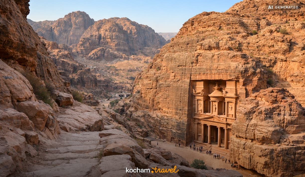 Ilustracja do tematu: Gotowy plan zwiedzania: Petra, Jordania - 4 dni