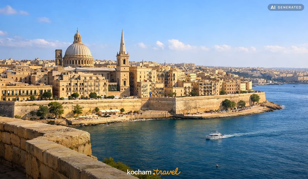 Ilustracja do tematu: Valletta: najlepsze punkty widokowe i zdjęcia?