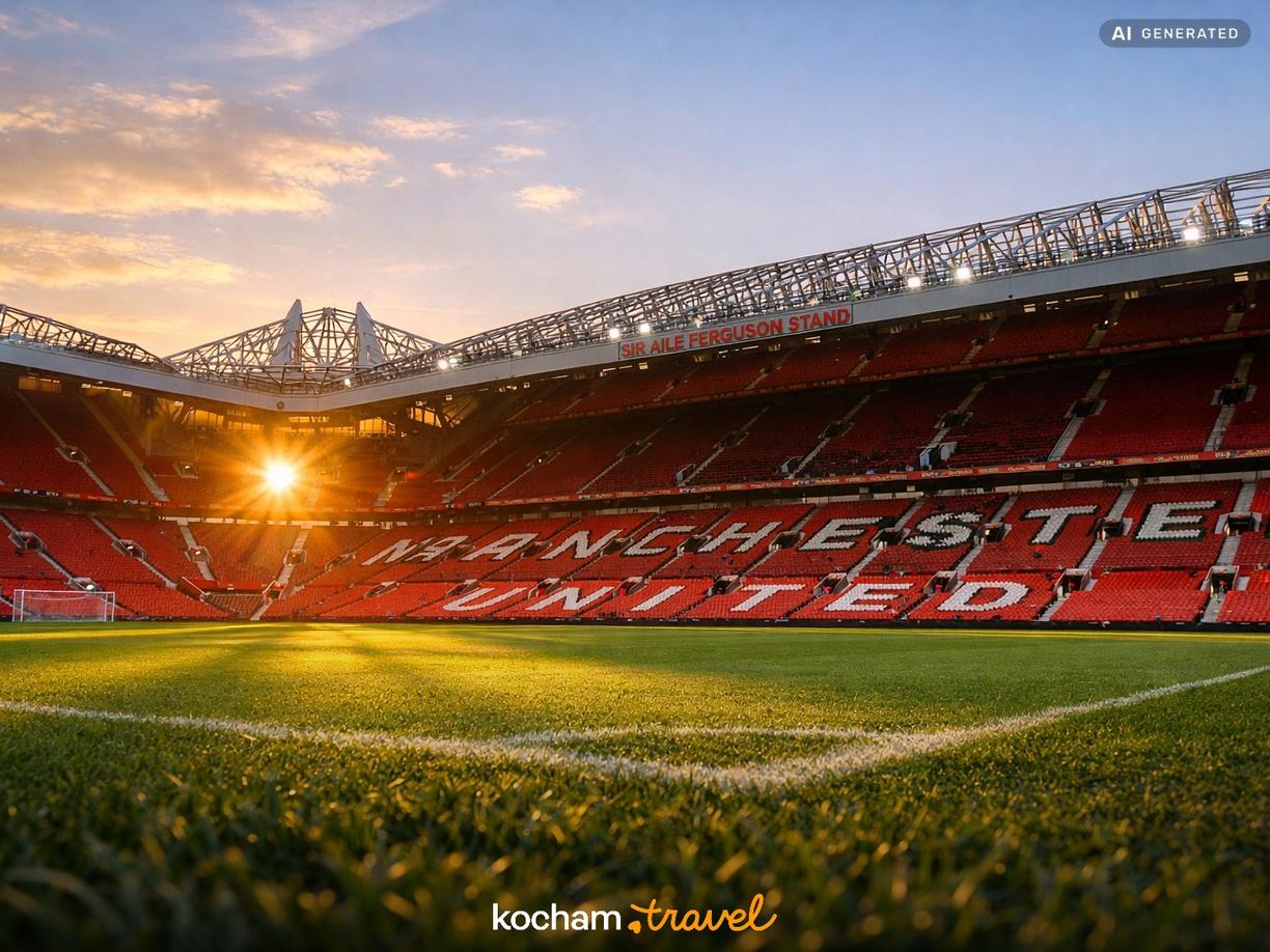 Old Trafford: Teatr Marzeń z bliska w Manchester