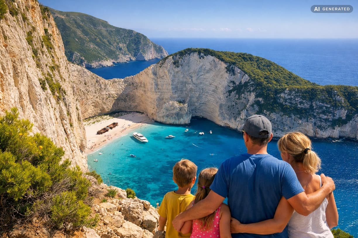 Zaplanuj rodzinne wakacje na Zakynthos w Zakynthos