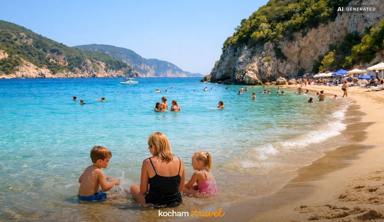 Ilustracja do tematu: Grecja. Najpiękniejsze plaże na Zakynthos idealne na bezpieczny urlop z dziećmi
