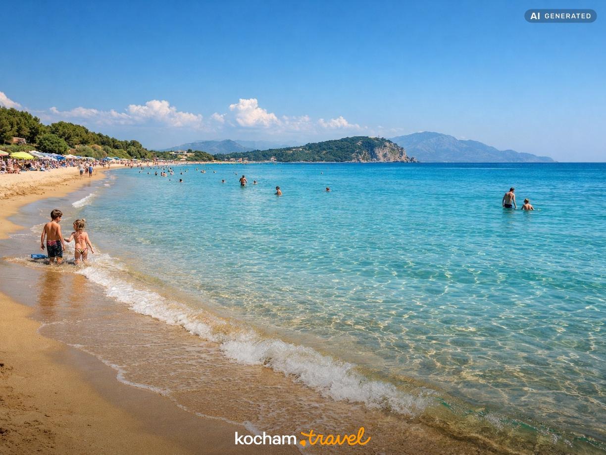 Najlepsze piaszczyste plaże na bezpieczny wypoczynek w Zakynthos