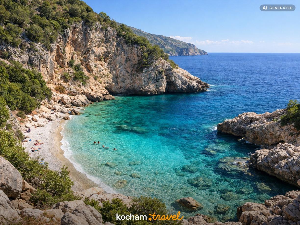 Ukryte perły wybrzeża: Plaża Gjiri i Filikurit oraz Aquarium w Himara