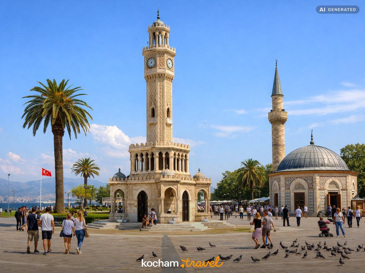 Serce Izmiru: Plac Konak i historyczne symbole w Izmir