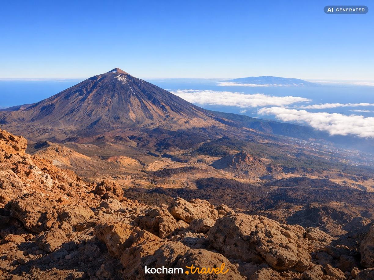 Dzień 1 – Poranek na szczycie wulkanu Teide w Teneryfa