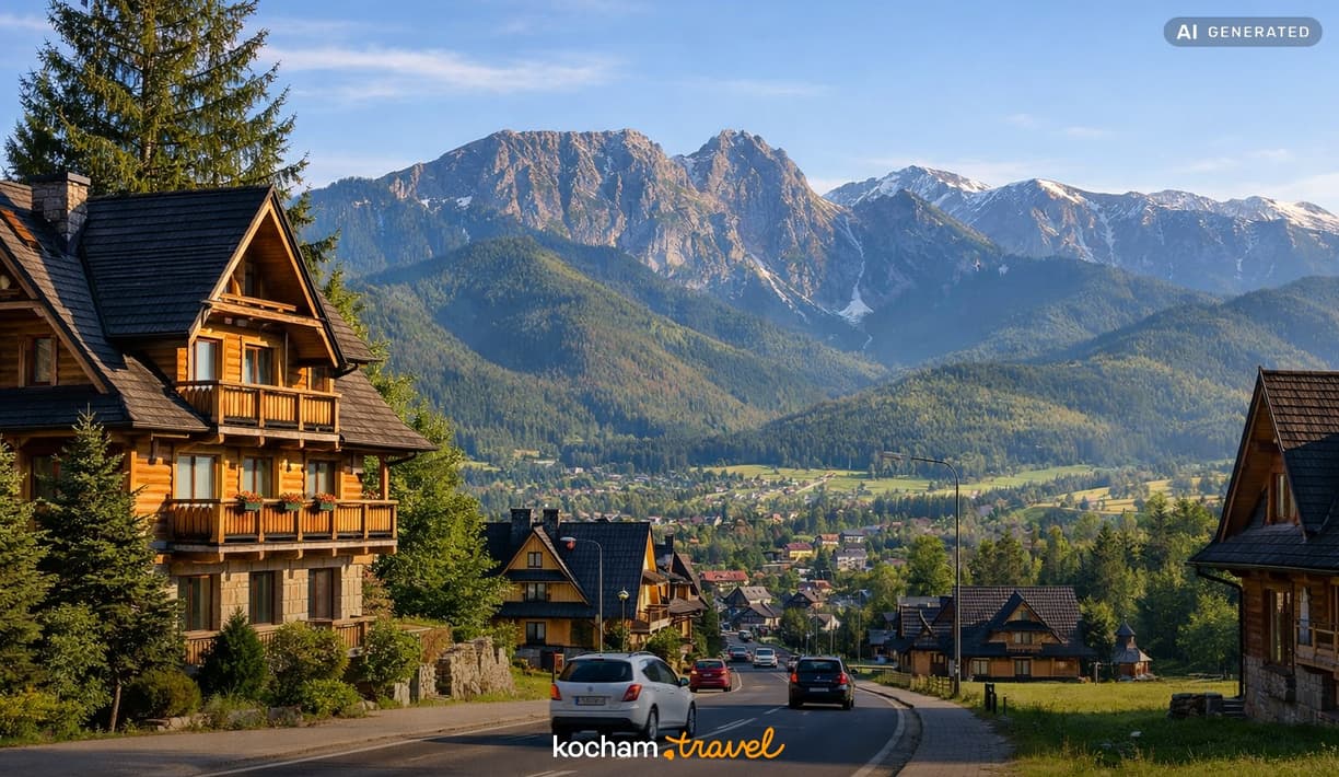 Ilustracja do tematu: Zakopane: jak dojechać i gdzie spać — przejrzysty plan?