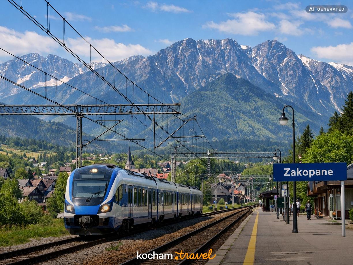 Dojazd do Zakopanego: pociągi i bilety w Zakopane