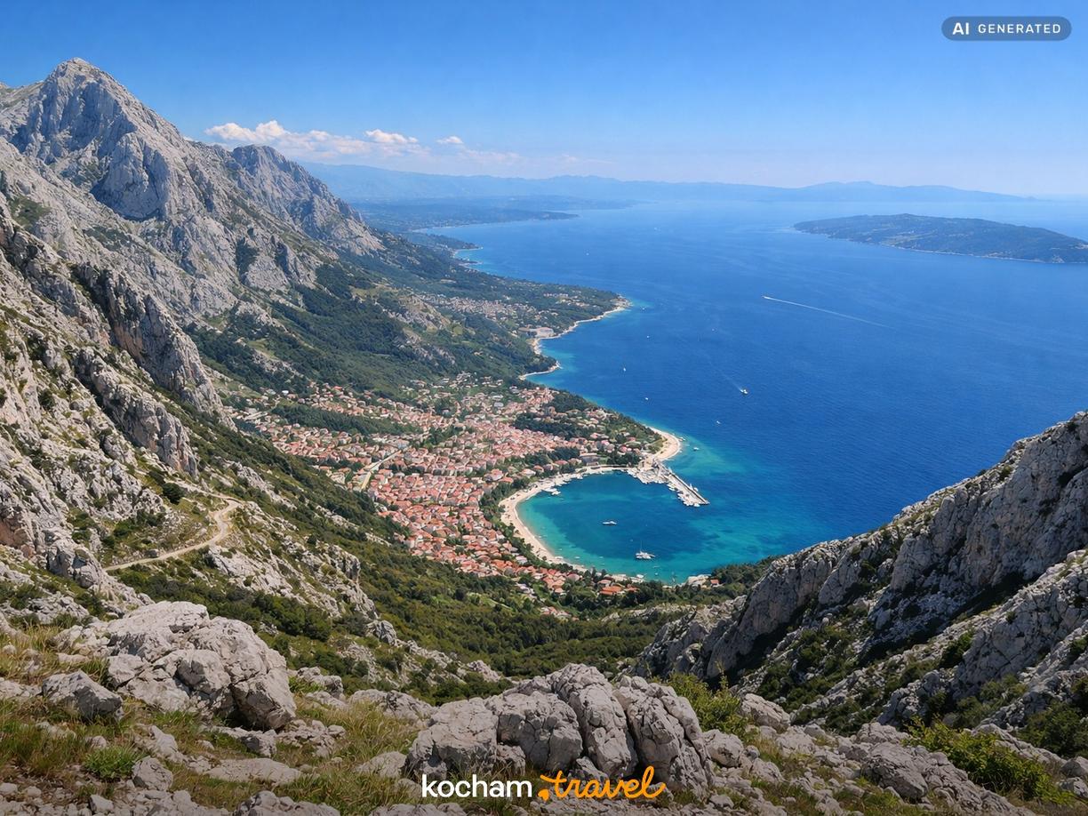 Trzeci dzień: Morze czy spektakularne góry? w Makarska