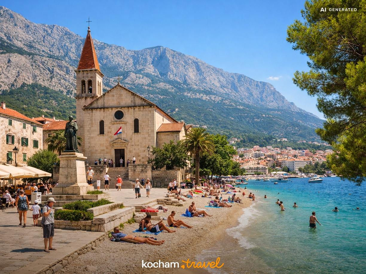 Dzień pierwszy: Historyczne serce miasta i relaks na plaży w Makarska