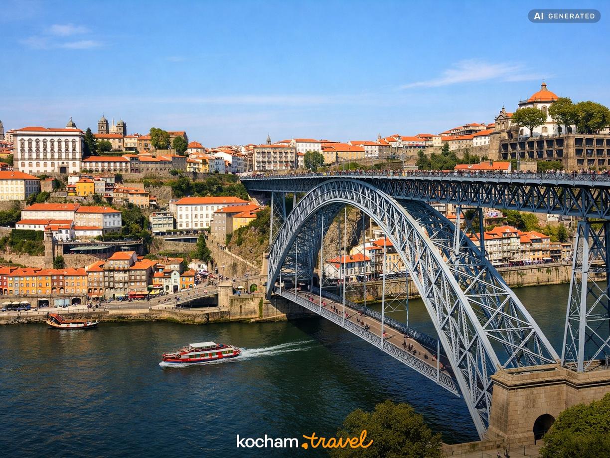 Most Dom Luís I i jego zachwycające perspektywy w Porto