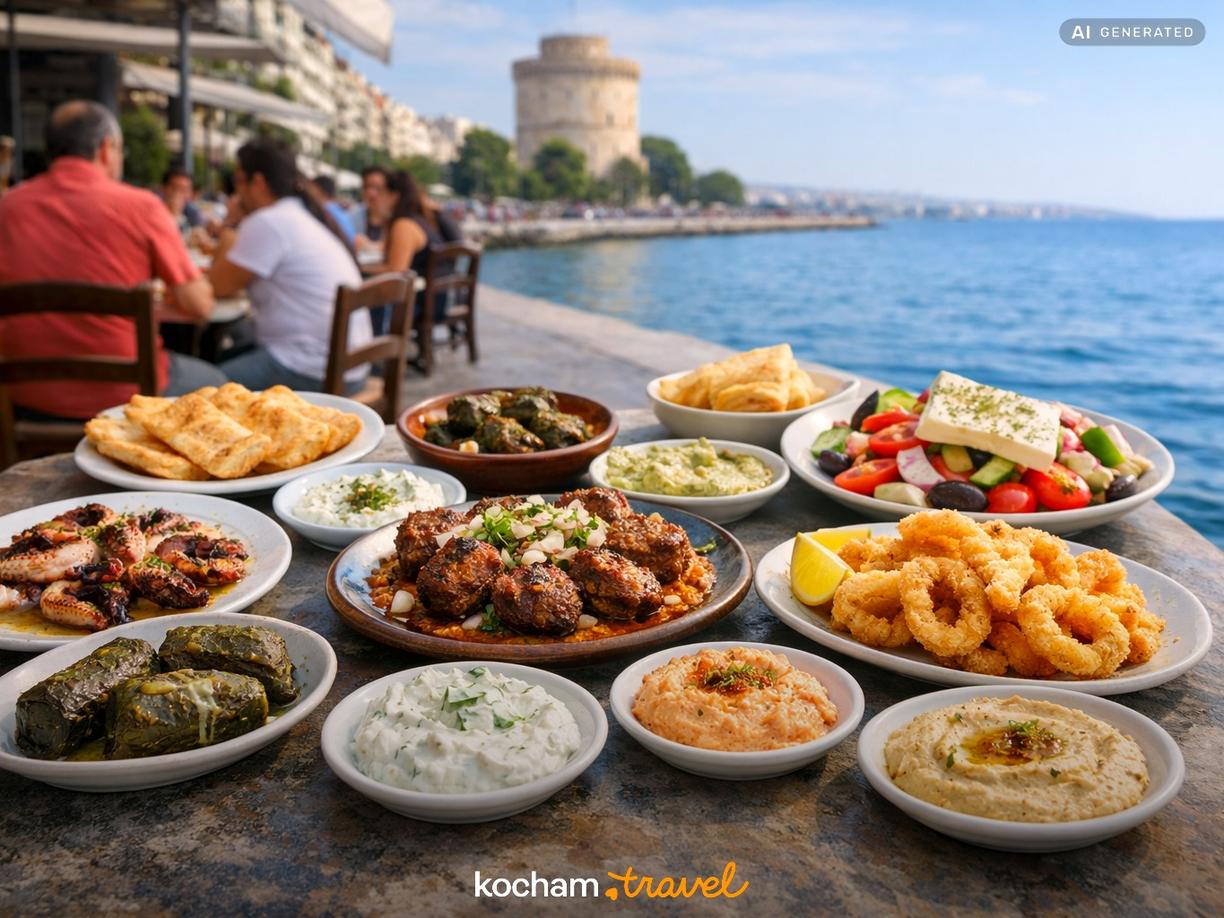 Kultura meze i dzielenia się jedzeniem w Saloniki