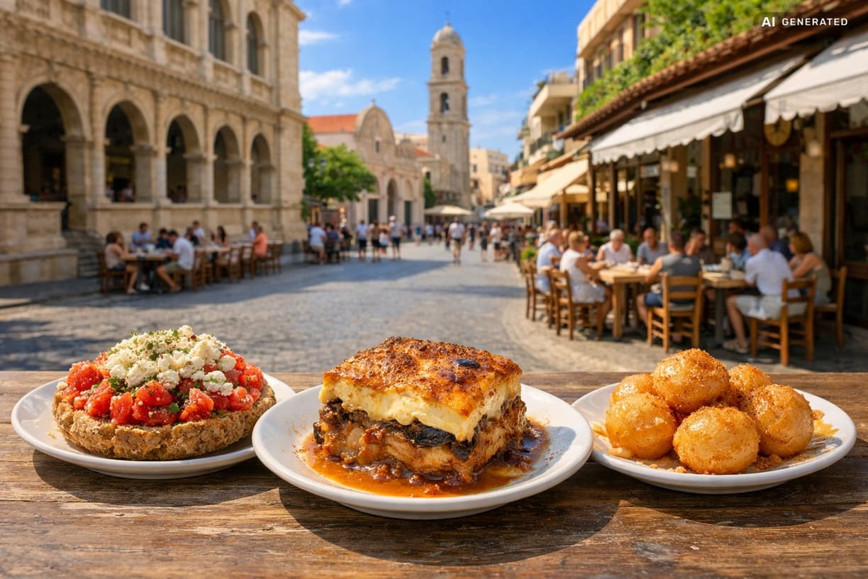 Odkryj kulinarną stronę Krety w Heraklion