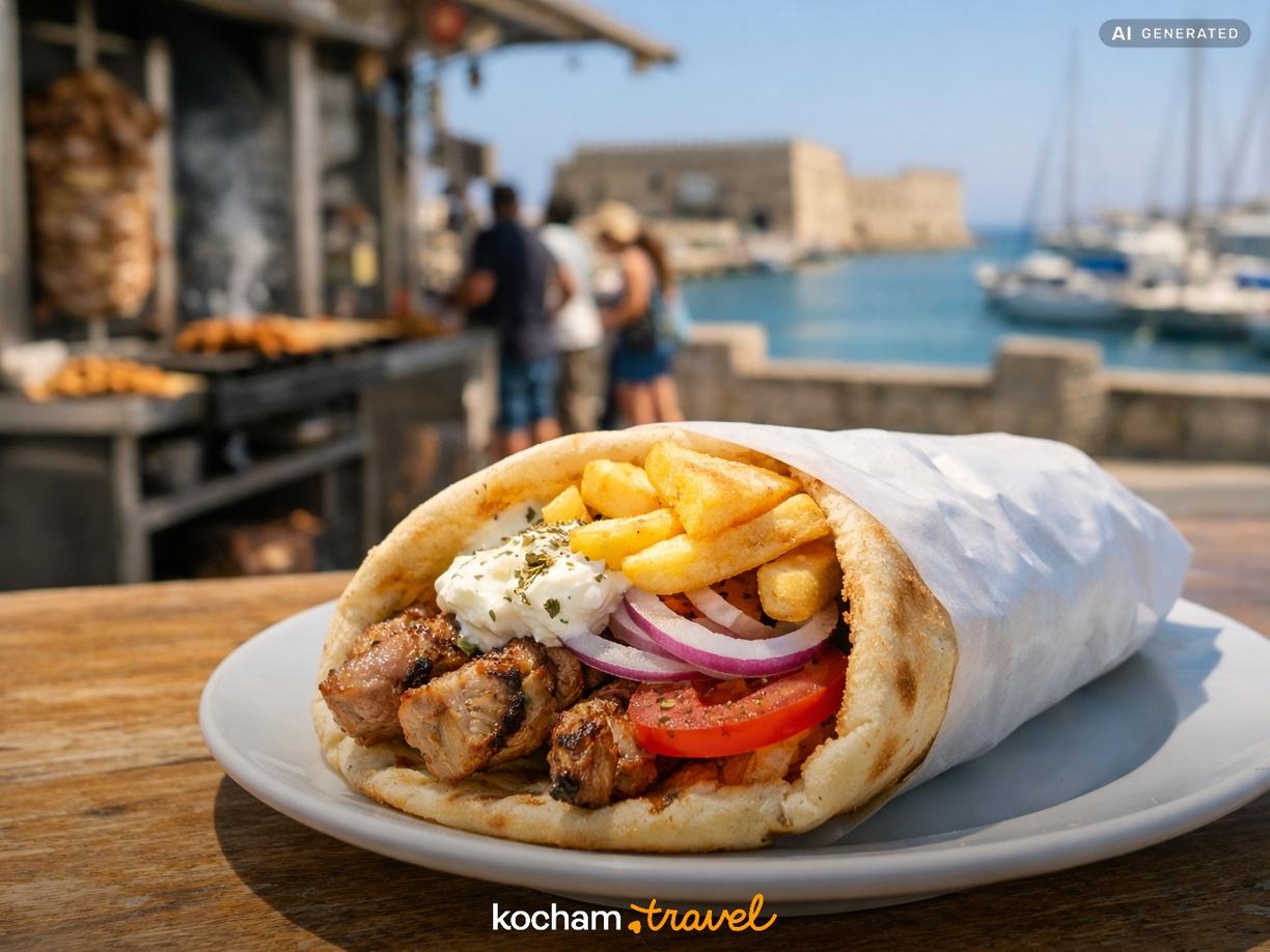 Uliczne smaki i szybkie przekąski w Heraklion