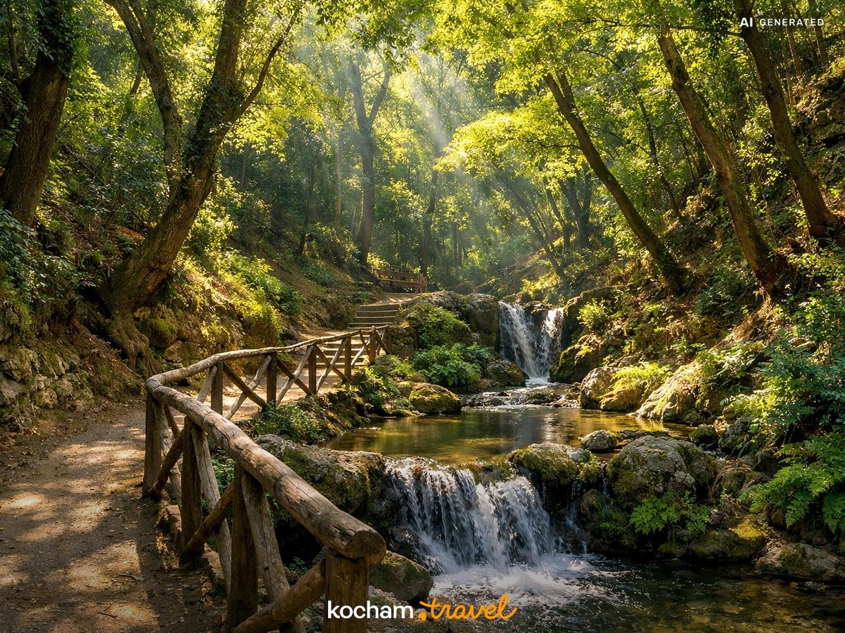 Dolina Motyli jako zielona alternatywa w Rodos