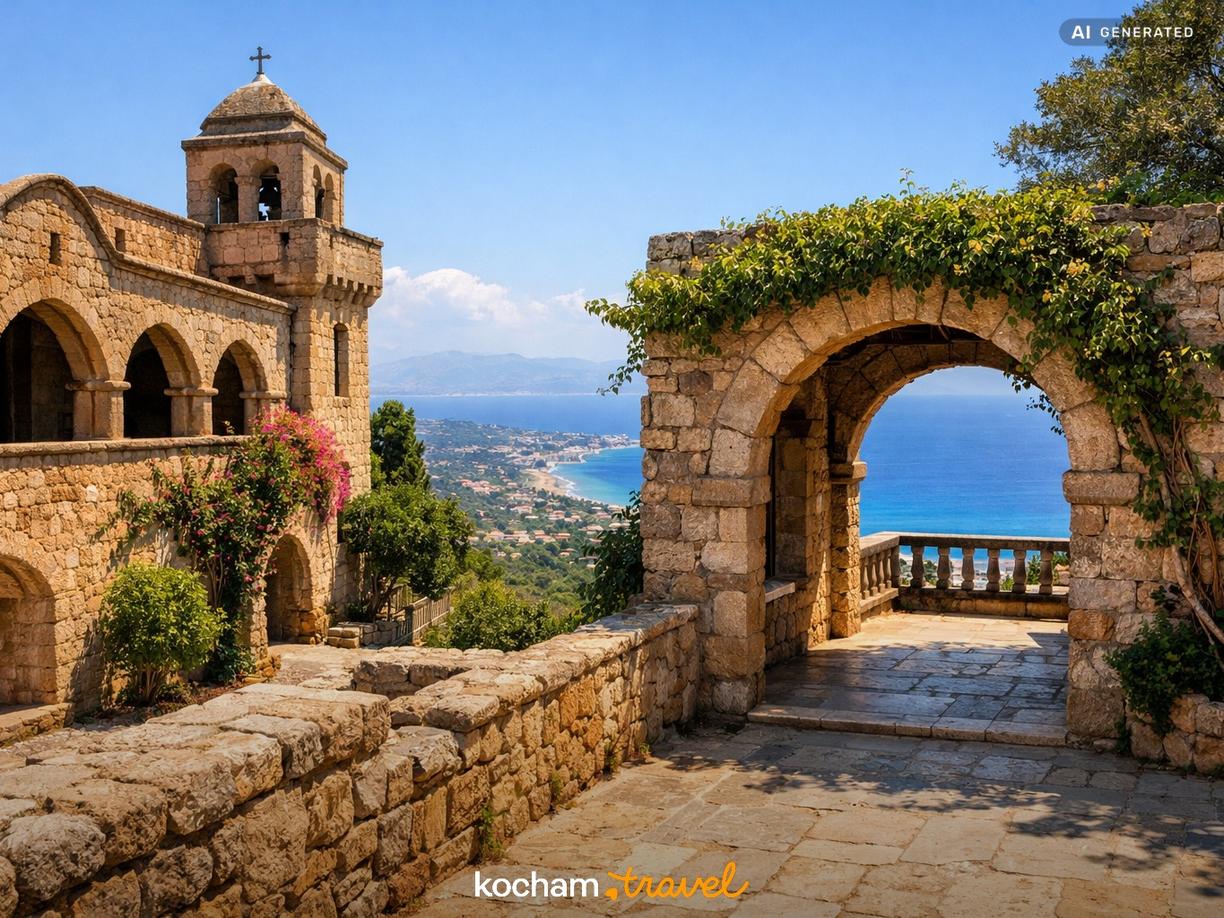 Klasztor Filerimos i ukryty taras w Rodos