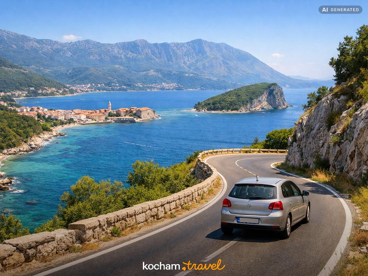 Samochodem z Polski do Czarnogóry w Budva