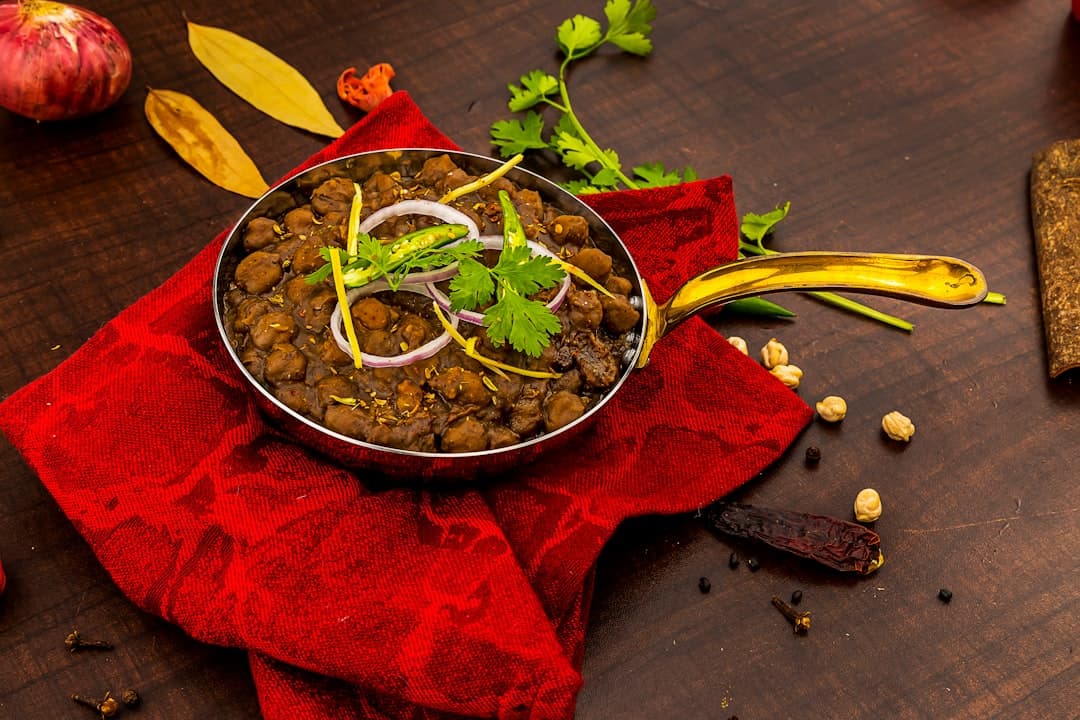 Kolorowe danie curry ze Sri Lanki