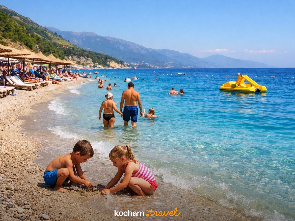 Najlepsze plaże dla rodzin z dziećmi we Wlorze w Vlora