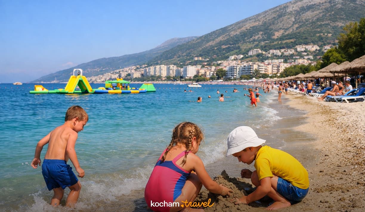 Ilustracja do tematu: Albania. Vlora z dziećmi – jakie atrakcje czekają na najmłodszych turystów?