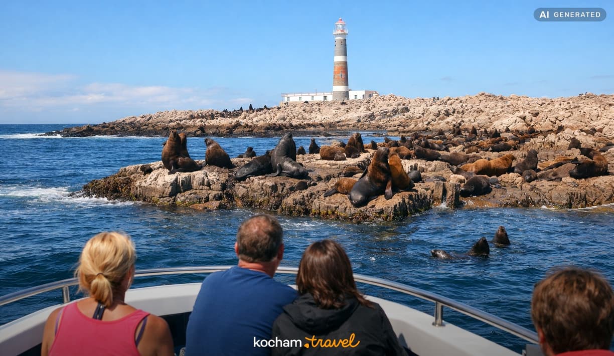 Ilustracja do tematu: Urugwaj. Rejs na Isla de Lobos z Punta del Este i obserwacja lwów morskich