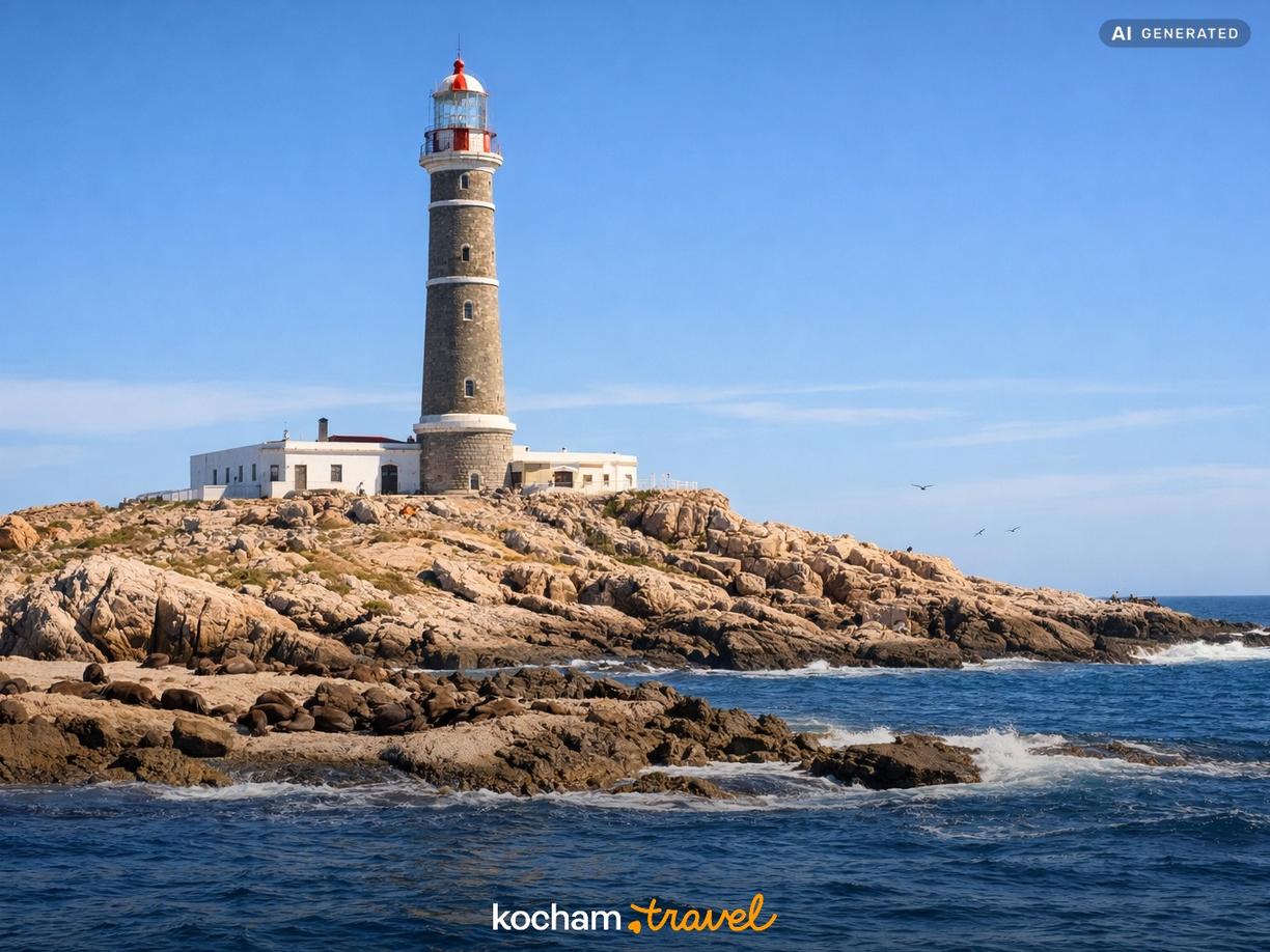 Latarnia morska na Isla de Lobos – historyczny punkt orientacyjny w Punta del Este