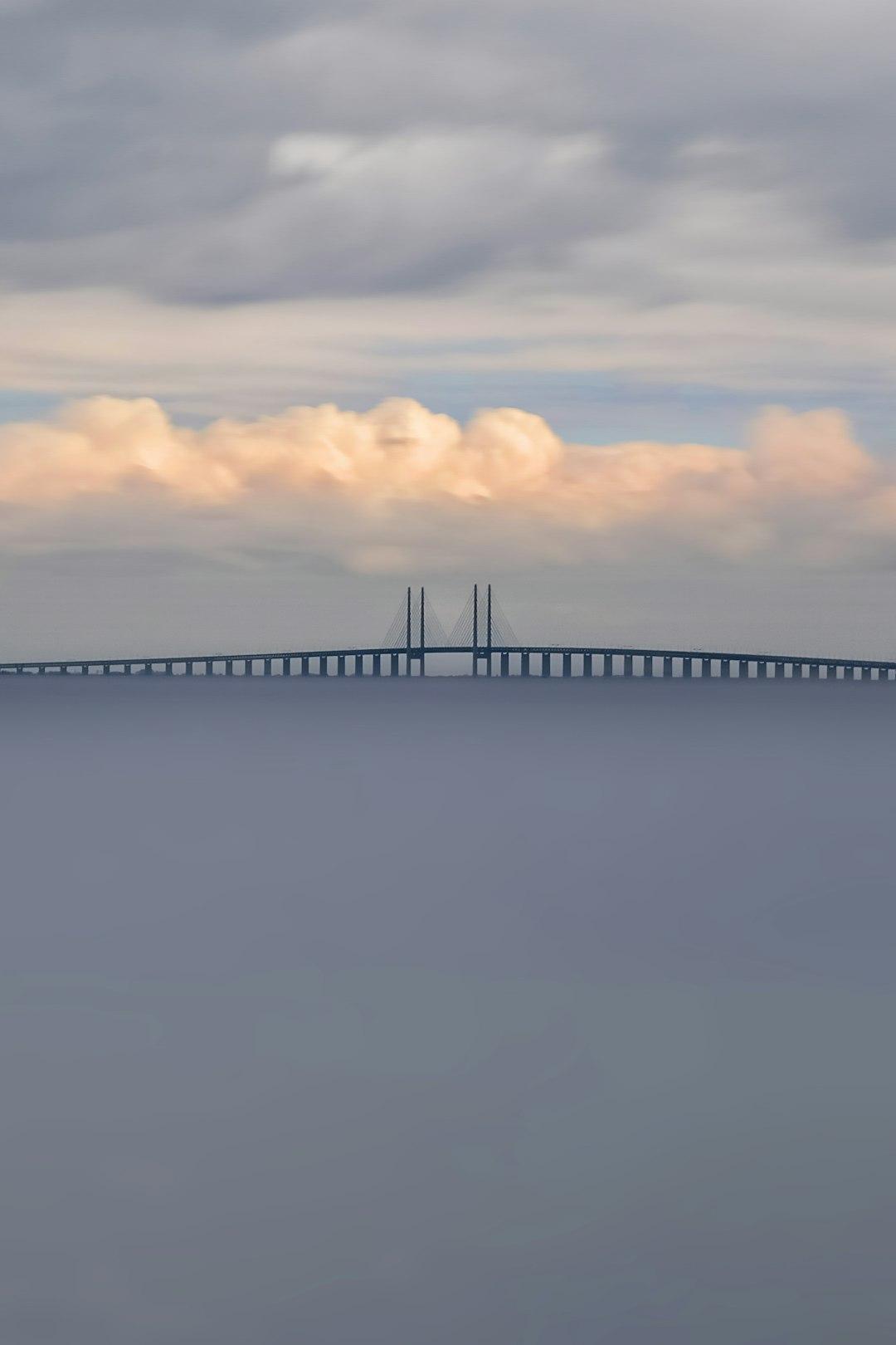 Piękny widok z Mostu Øresund