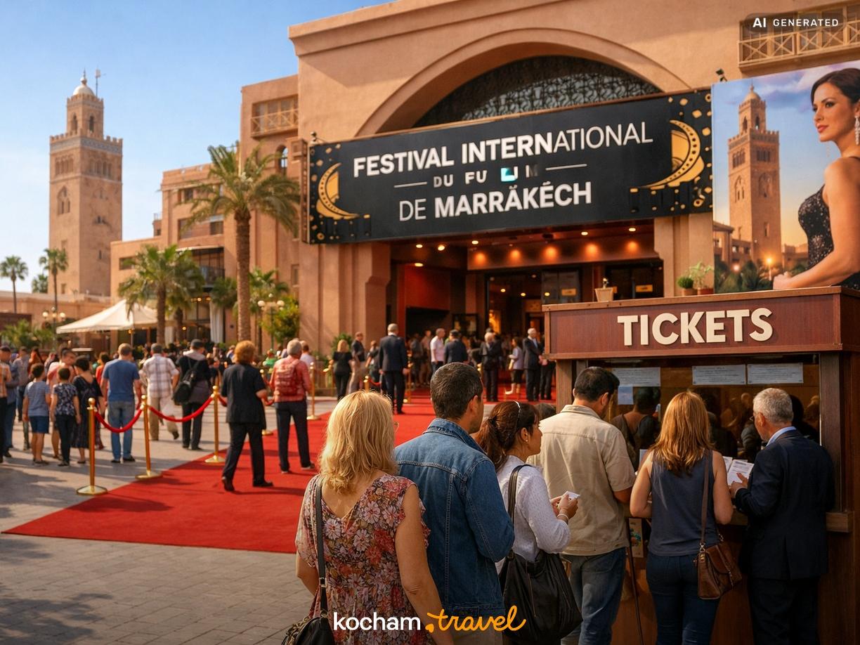 Wejściówki i bilety na pokazy festiwalowe w Marrakesz