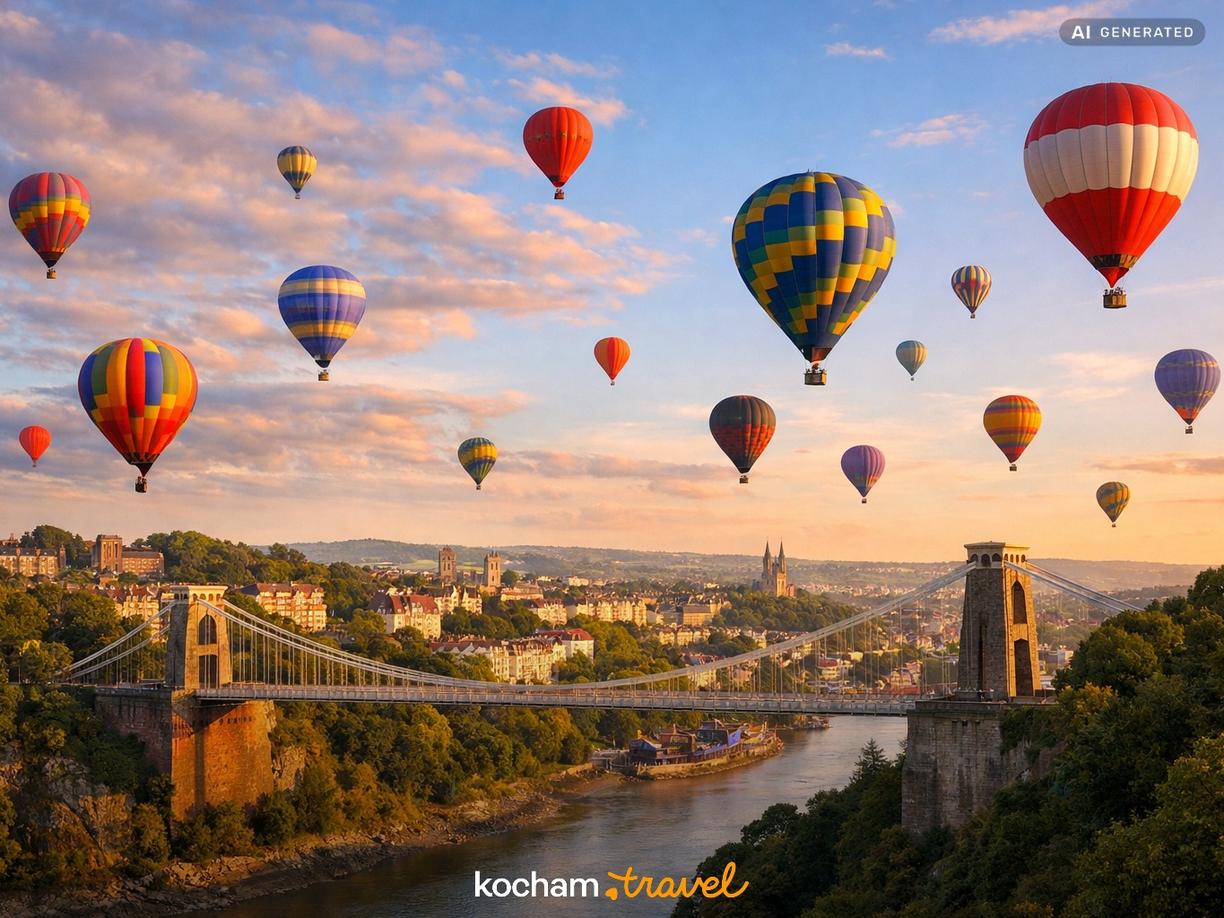 Festiwal latających balonów: Bristol International Balloon Fiesta w Bristol