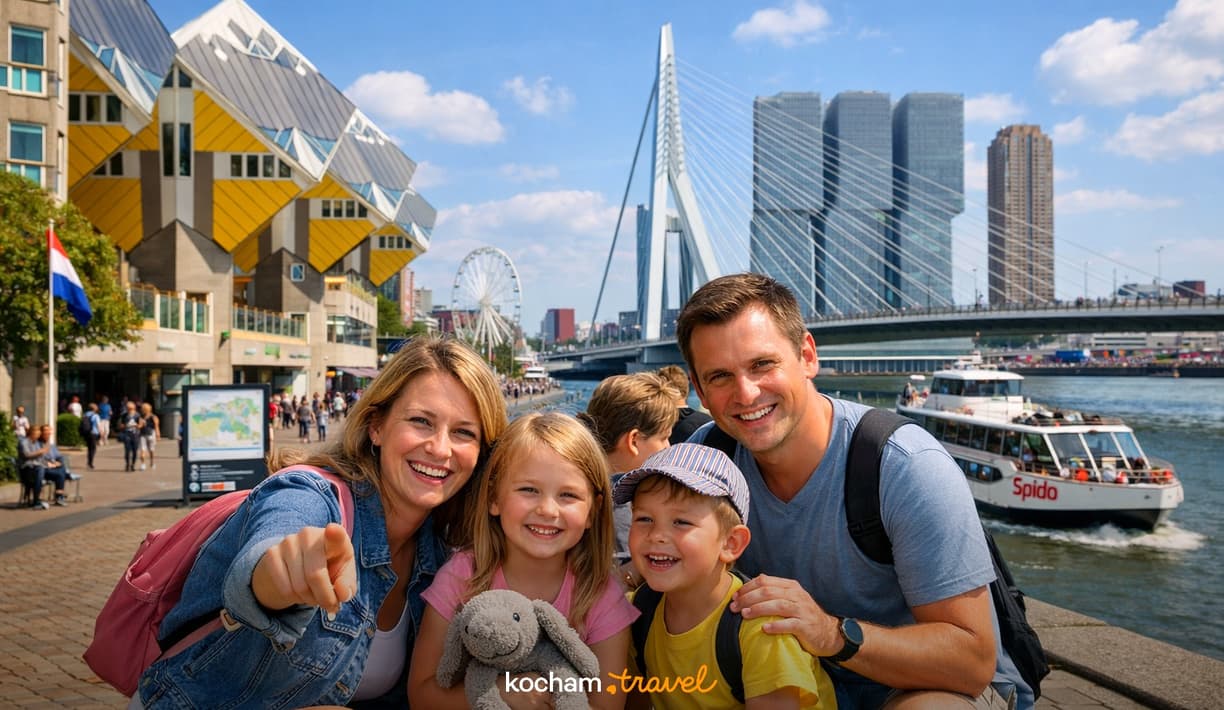 Ilustracja do tematu: Rotterdam z dziećmi: co zobaczyć i jak zaplanować idealny rodzinny wyjazd?