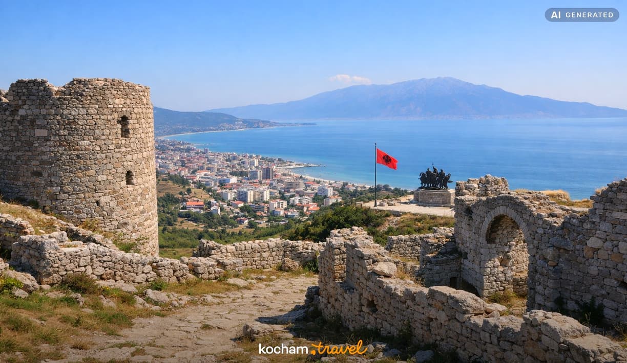 Ilustracja do tematu: Albania. Vlora dla miłośników historii: od zamku Kanina po ślady niepodległości