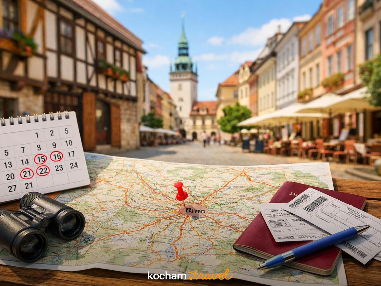 Planowanie podróży krok po kroku: Kiedy jechać i jak się przygotować? w Brno