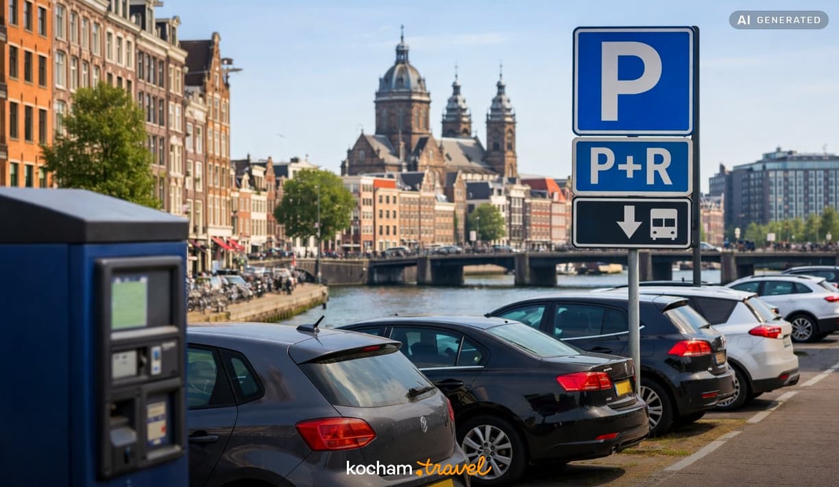 Ilustracja do tematu: Niderlandy. Ile kosztuje parkowanie w Amsterdamie? Aktualne ceny stref miejskich i parkingów P+R