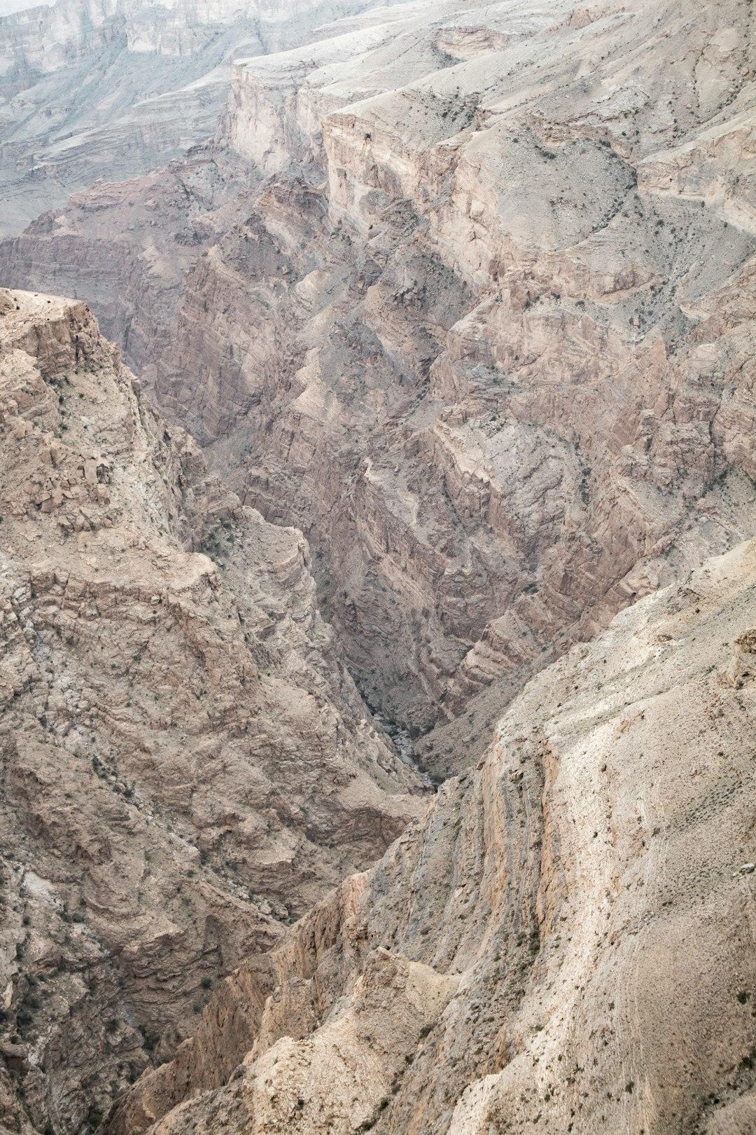 Zachód słońca z widokiem na Jabal Akhdar w Omanie