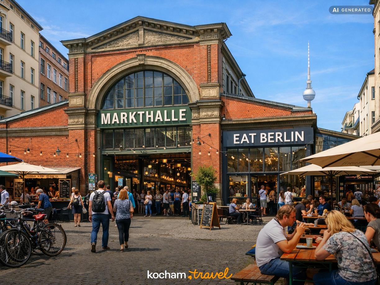 Markthalle Neun i Nowoczesne Hale Kulinarne w Berlin
