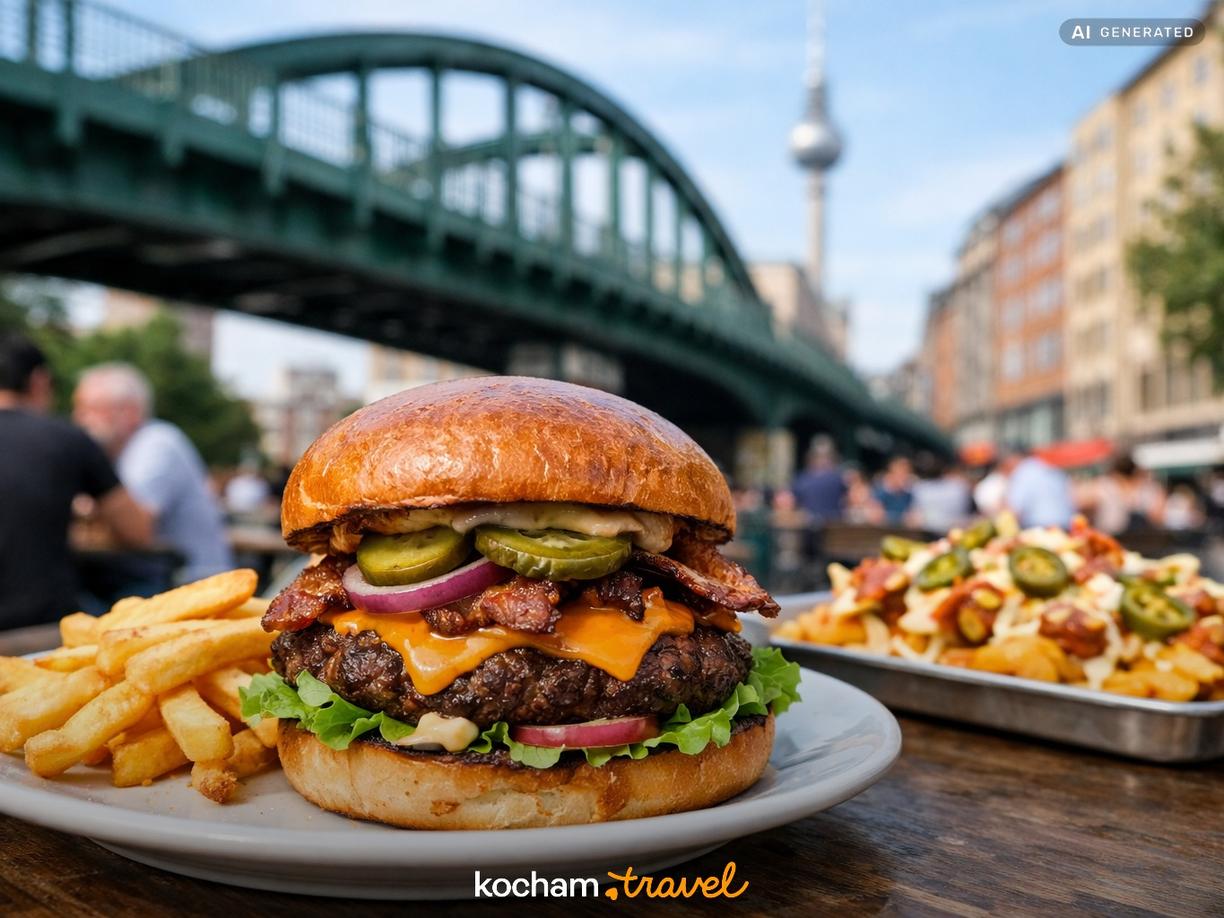 Burgery i Amerykański Street Food po Berlińsku w Berlin