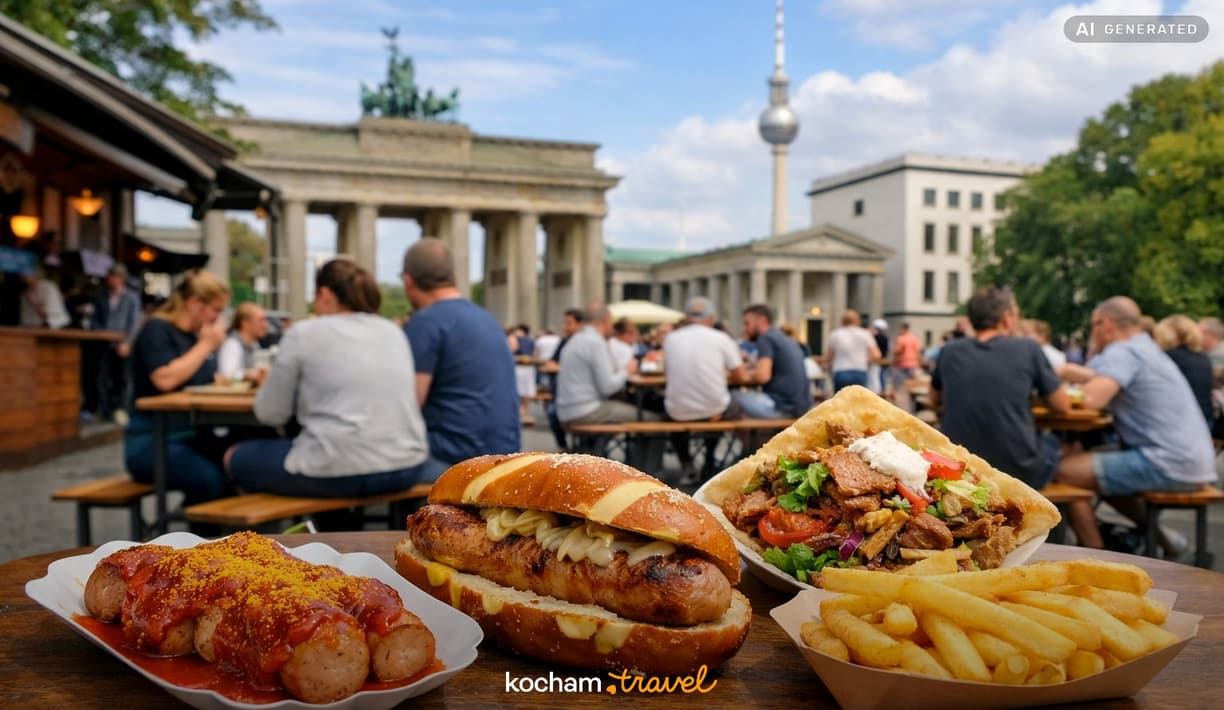 Ilustracja do tematu: Berlin: gdzie zjeść — lokalne klasyki i street food?