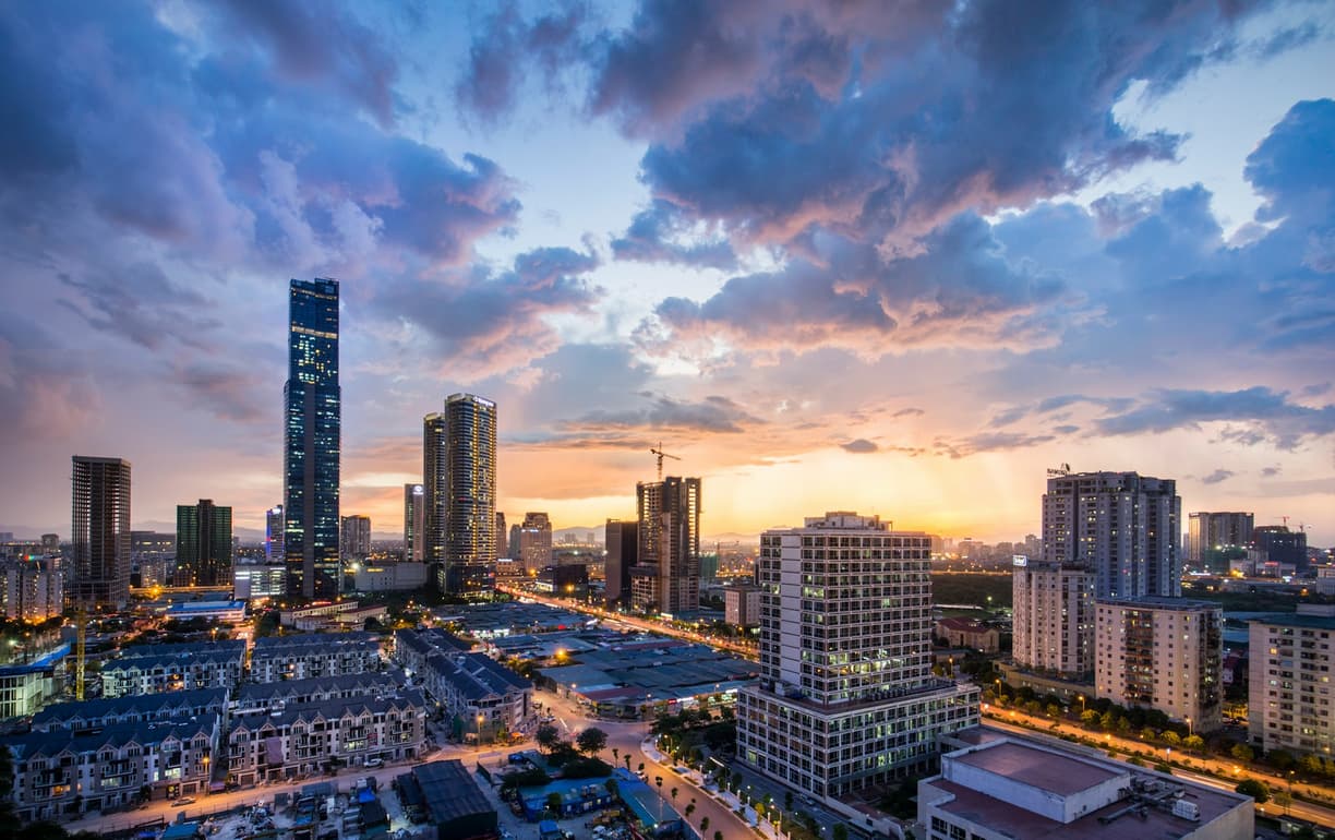 Rodzina w przyjaznym hotelu w Hanoi