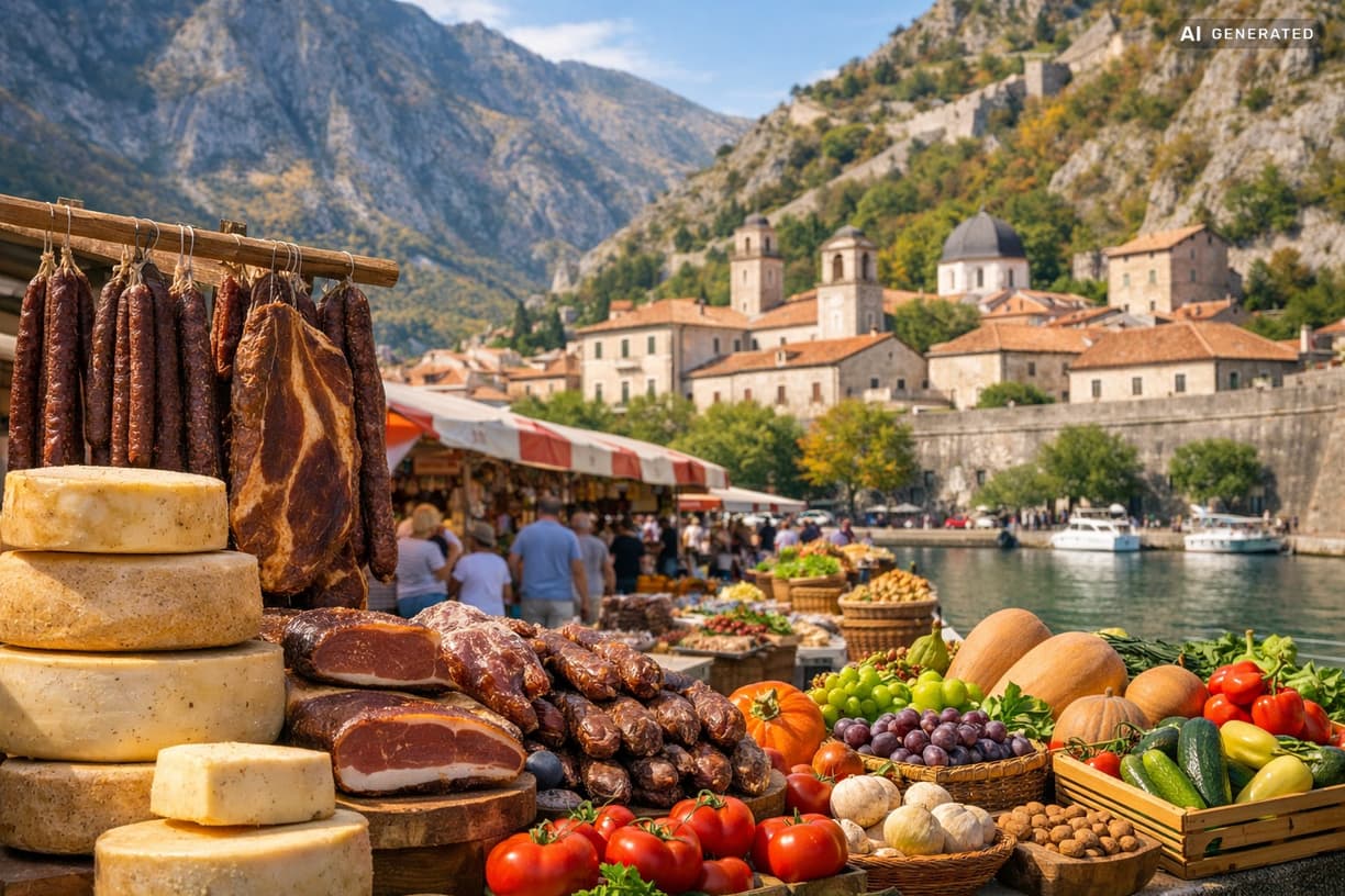 Odkryj smaki Czarnogóry w Kotor
