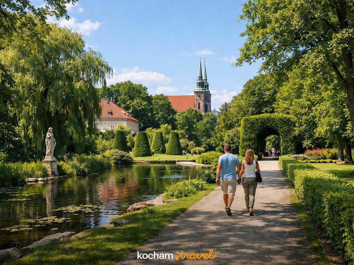 Park Oliwski im. Adama Mickiewicza – spacer wśród zieleni i historii w Gdańsk