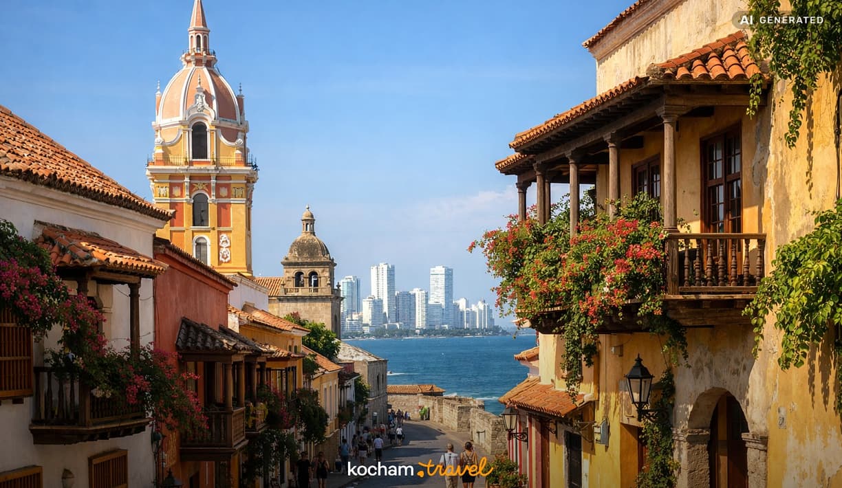 Ilustracja do tematu: Jak zaplanować wakacje do: Cartageny w Kolumbii