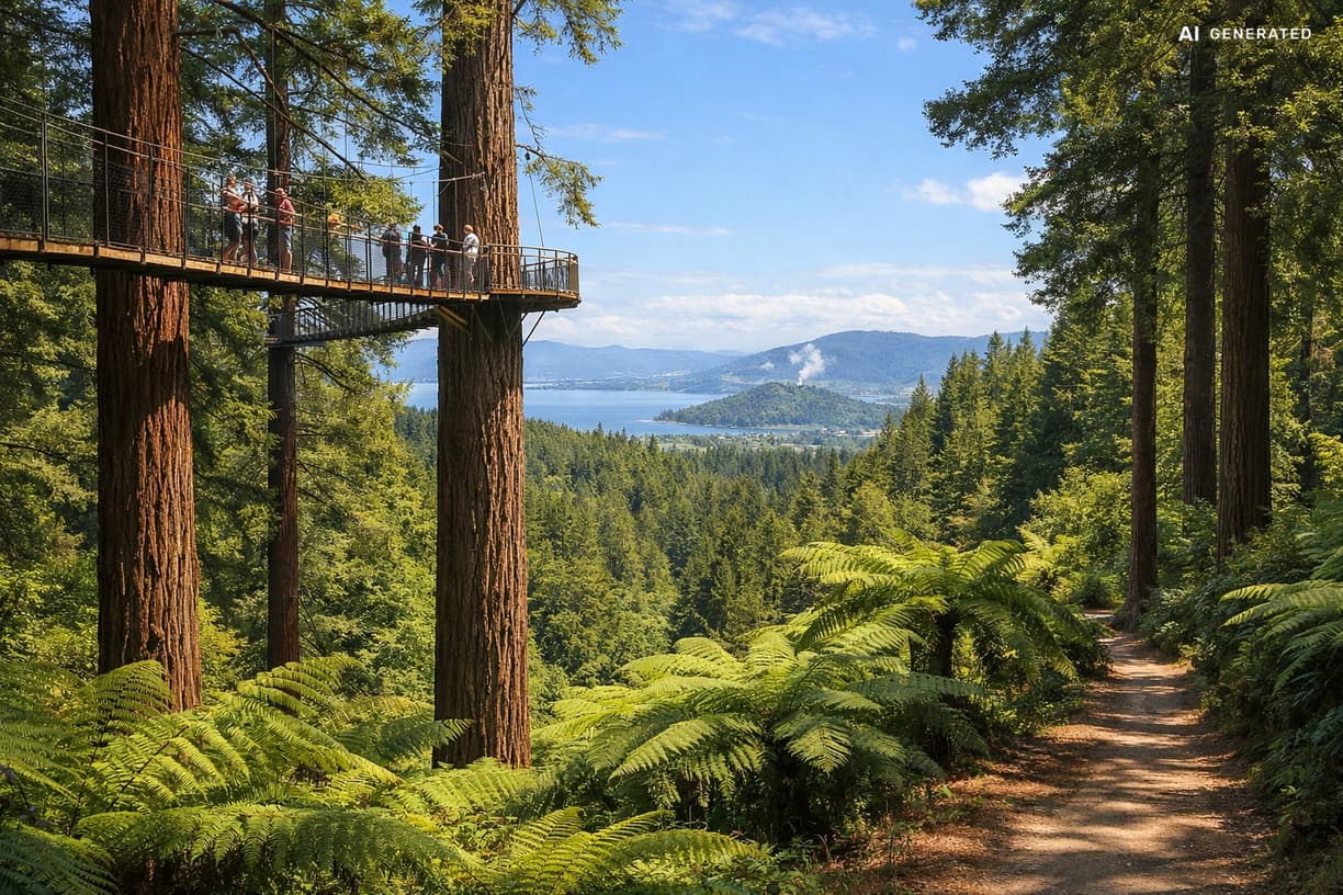 Gotowy na leśną przygodę w Rotorua? w Rotorua