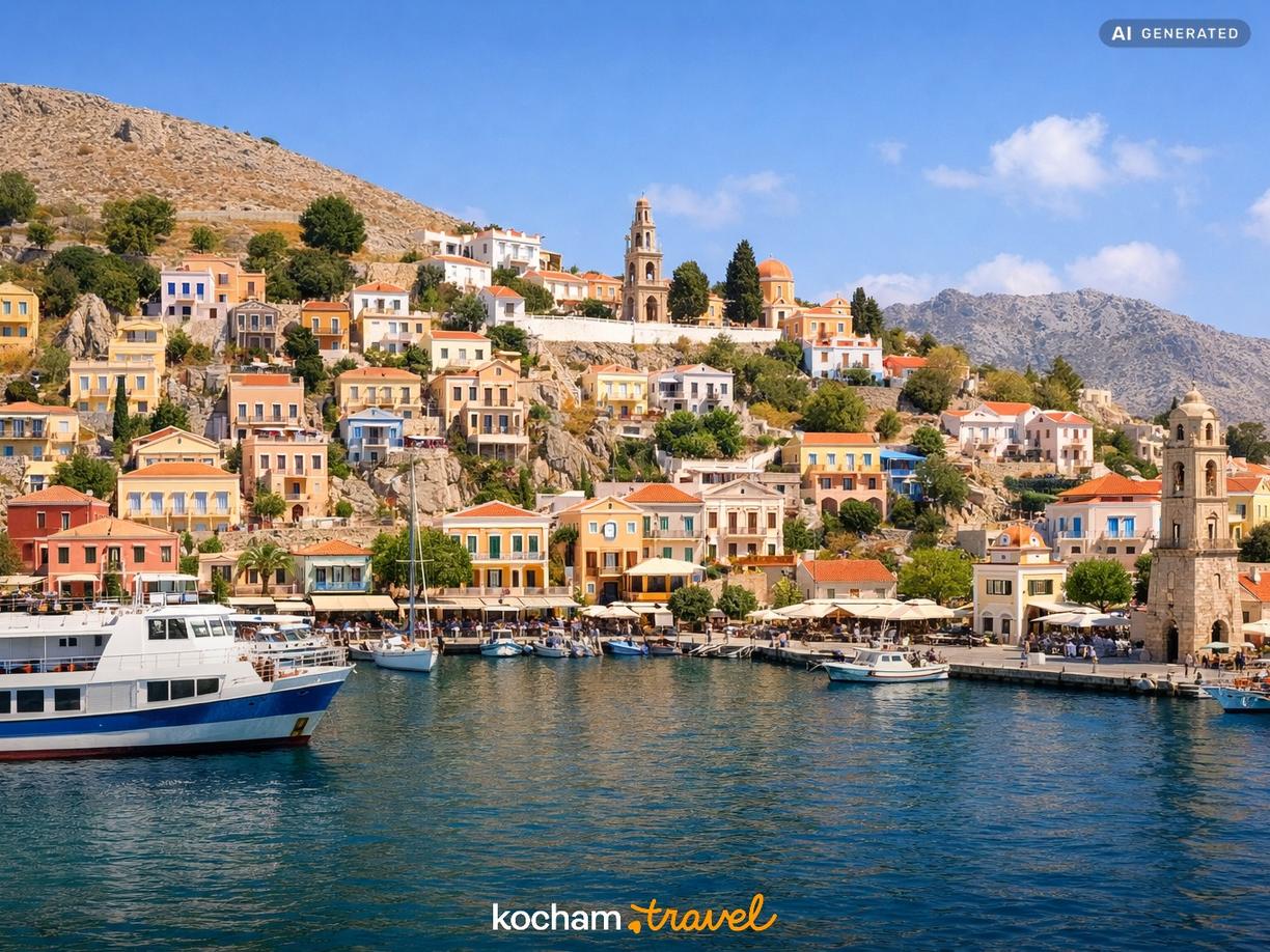 Wycieczki fakultatywne: Rejs na wyspę Symi w Rodos
