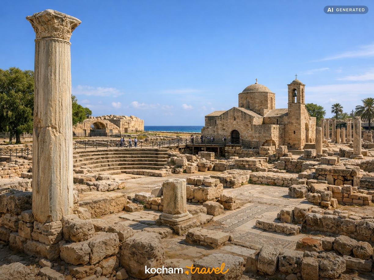 Najważniejsze zabytki w centrum Pafos w Pafos