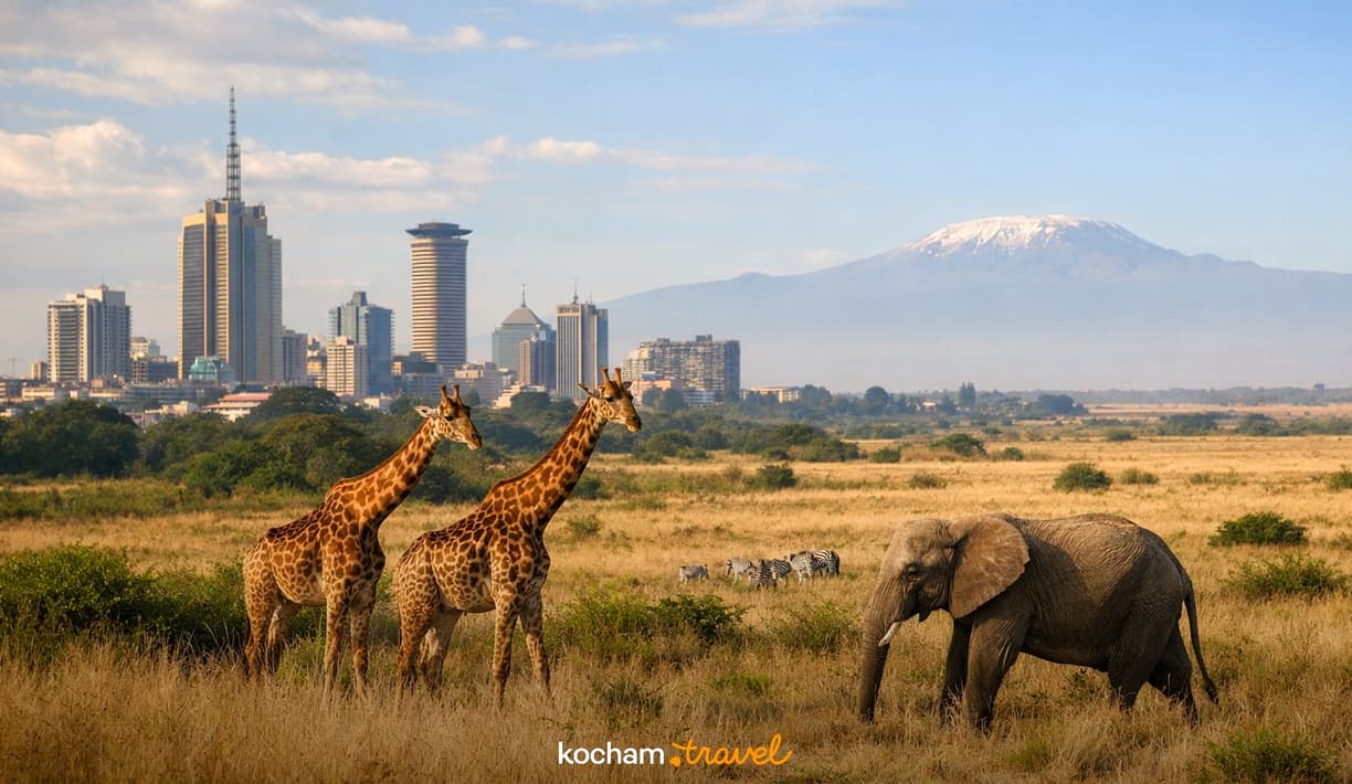 Ilustracja do tematu: Jak zaplanować wakacje do: Nairobi oraz Kenii
