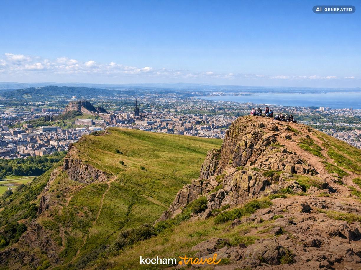 Widoki i natura: Arthur's Seat i okolice w Edynburg