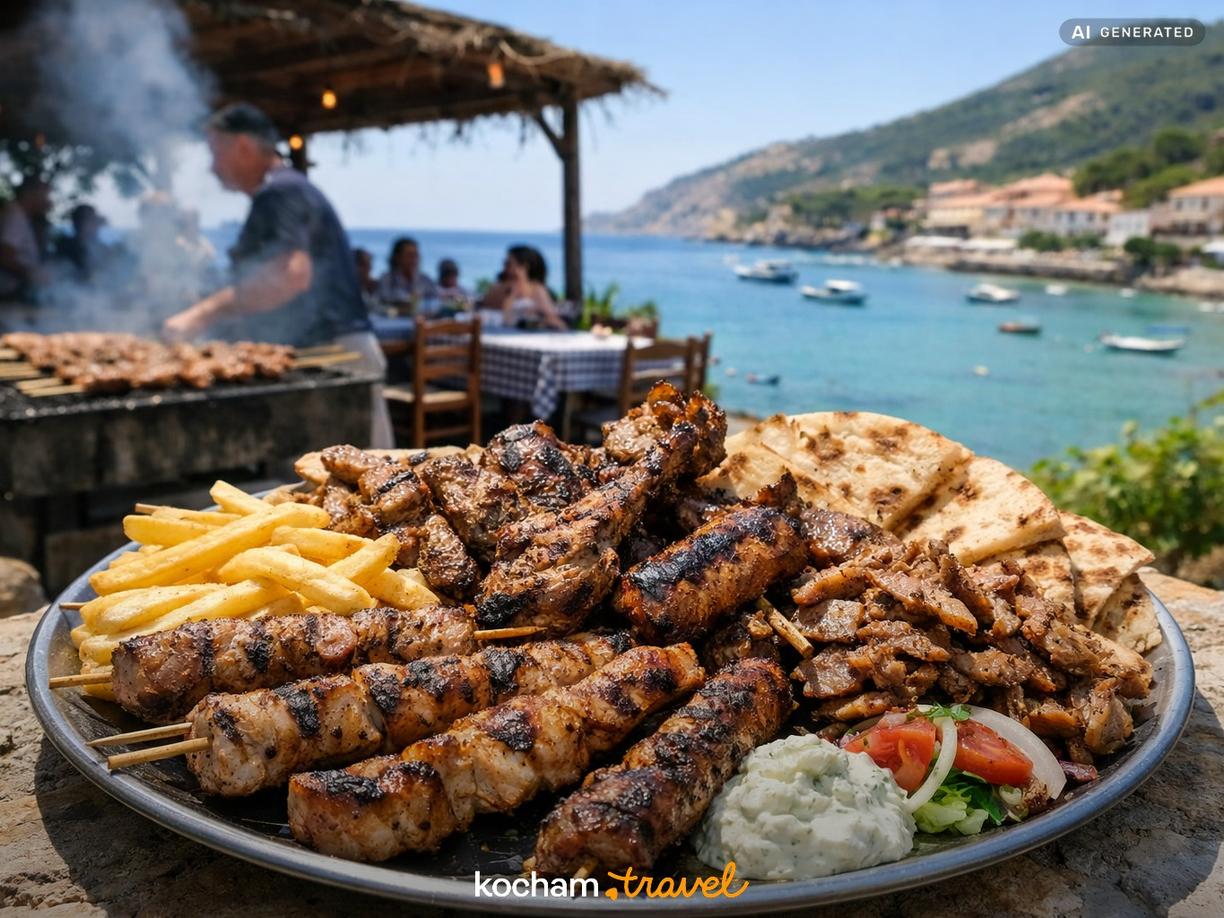 Mistrzowie grilla i mięsne uczty w Zakynthos
