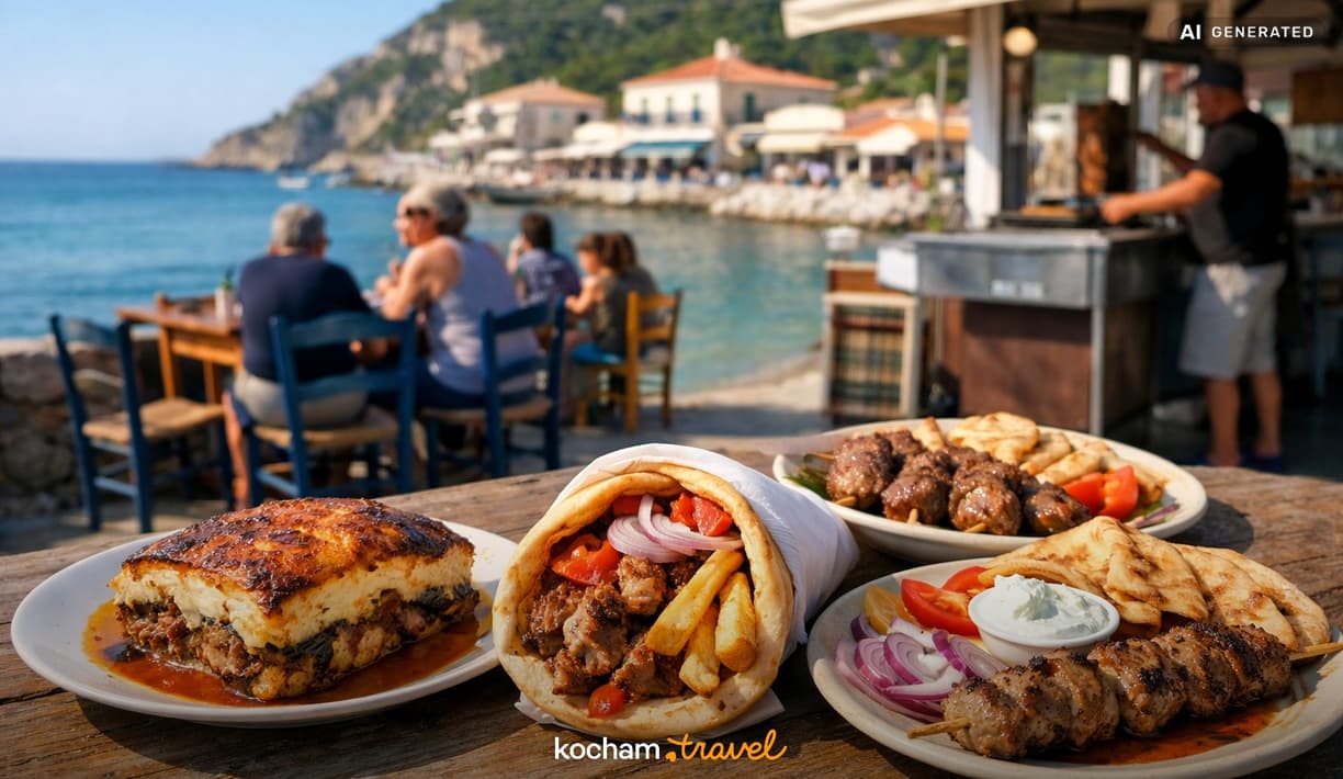 Ilustracja do tematu: Zakynthos: gdzie zjeść — lokalne klasyki i street food?