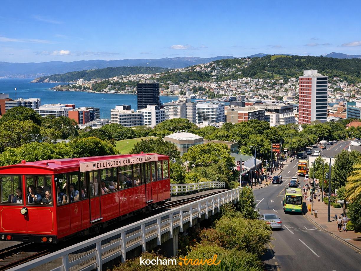 Logistyka na miejscu i poruszanie się po mieście w Wellington