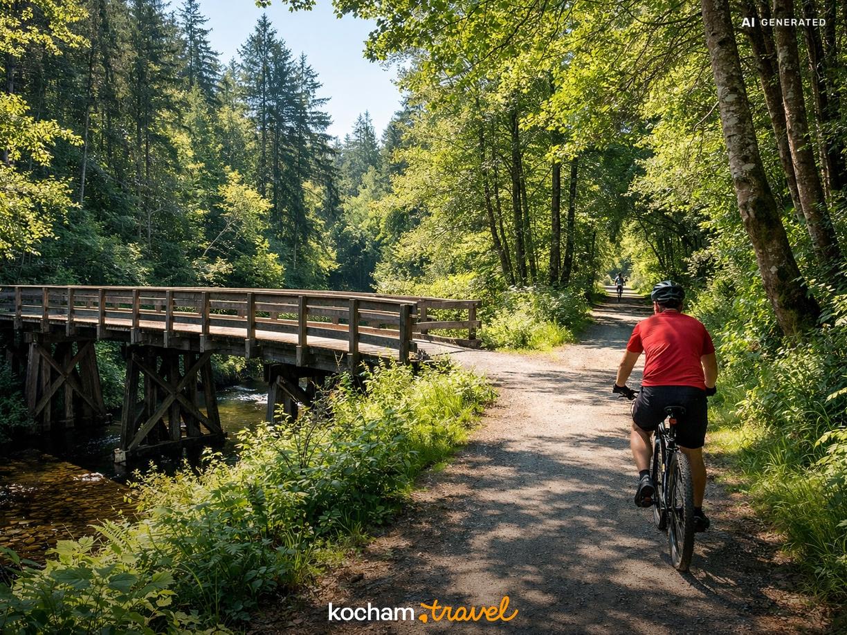 Rowerem po kadr życia: Galloping Goose Trail w Victoria