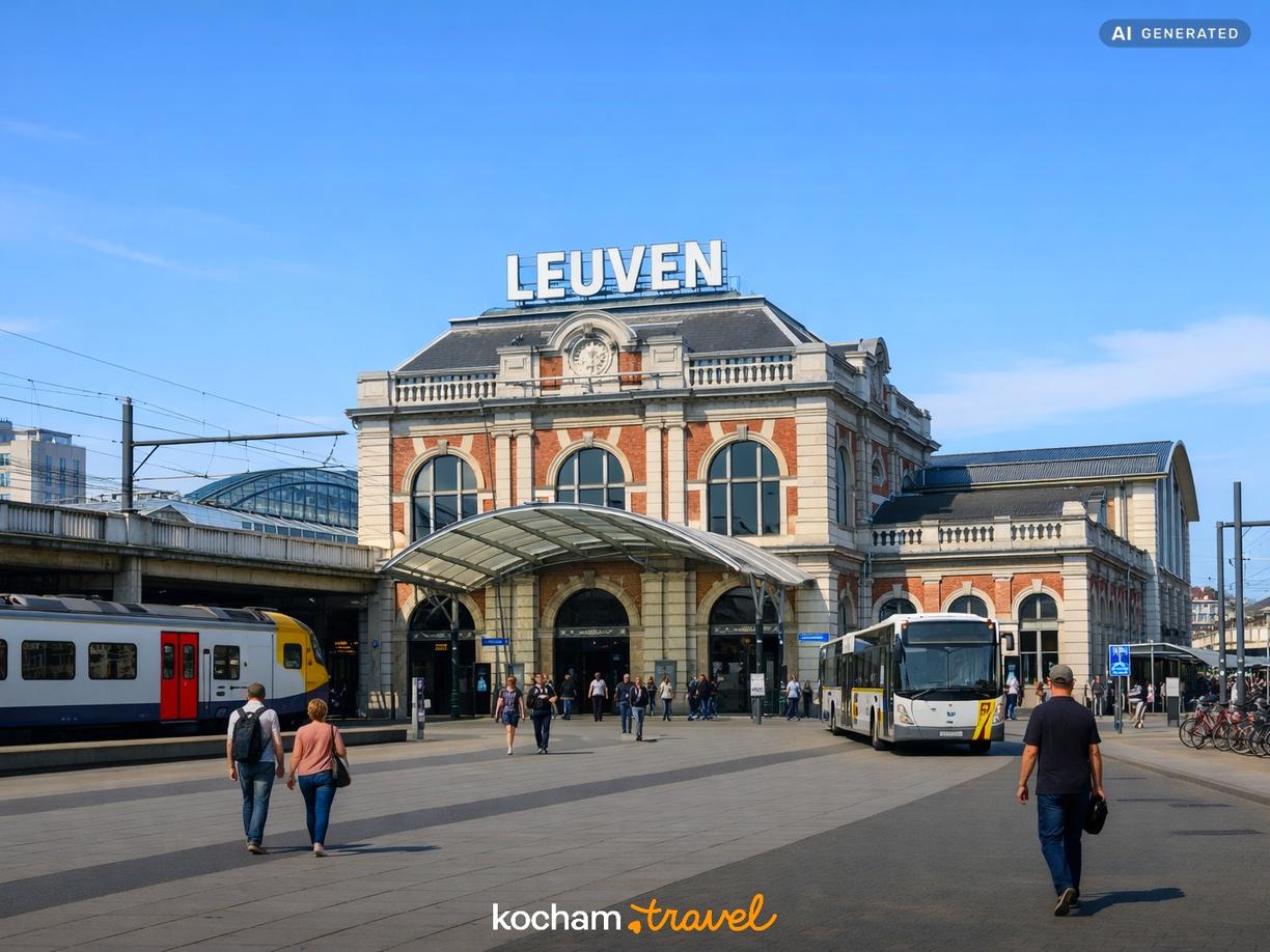 Transport – jak dotrzeć i poruszać się po mieście w Leuven